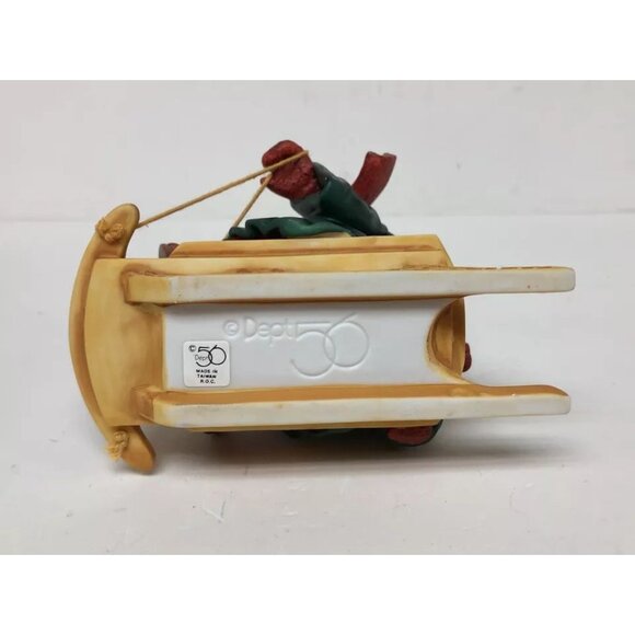 *SOLOMON THE SLEDDER 'Merry Makers' #9356-4 - DEPT 56 Retired - NIB - Picture 9 of 14